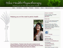 Tablet Screenshot of pelvichealthphysio.co.nz